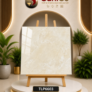 60×60–TLP6603 màu Kem siêu Bóng
