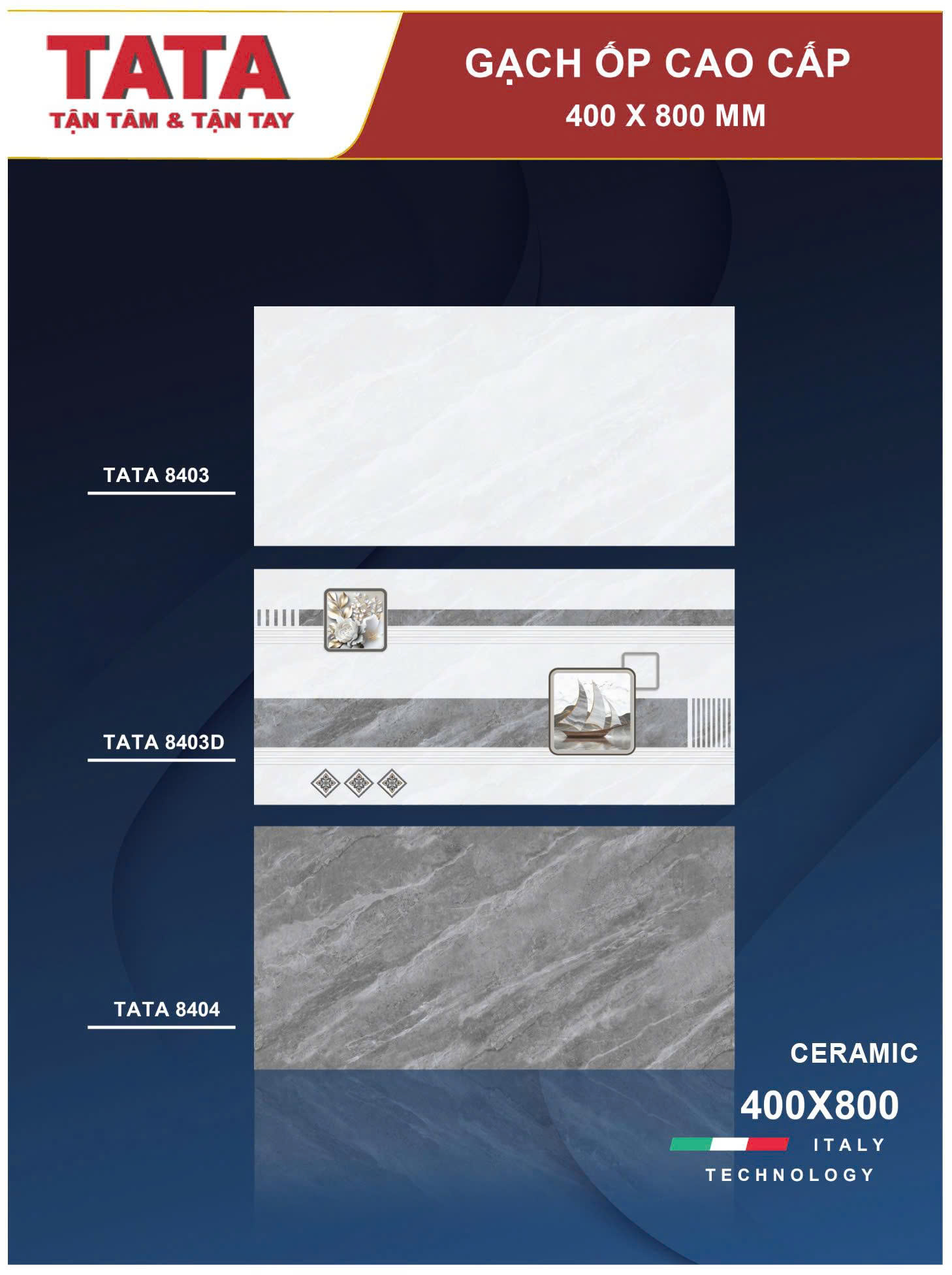 Gạch Ốp Tường 8403-40×80 Ceramic