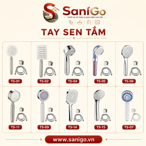 TAY SEN TẮM SANIGO – THIẾT KẾ HIỆN ĐẠI, SỬ DỤNG TIỆN LỢI