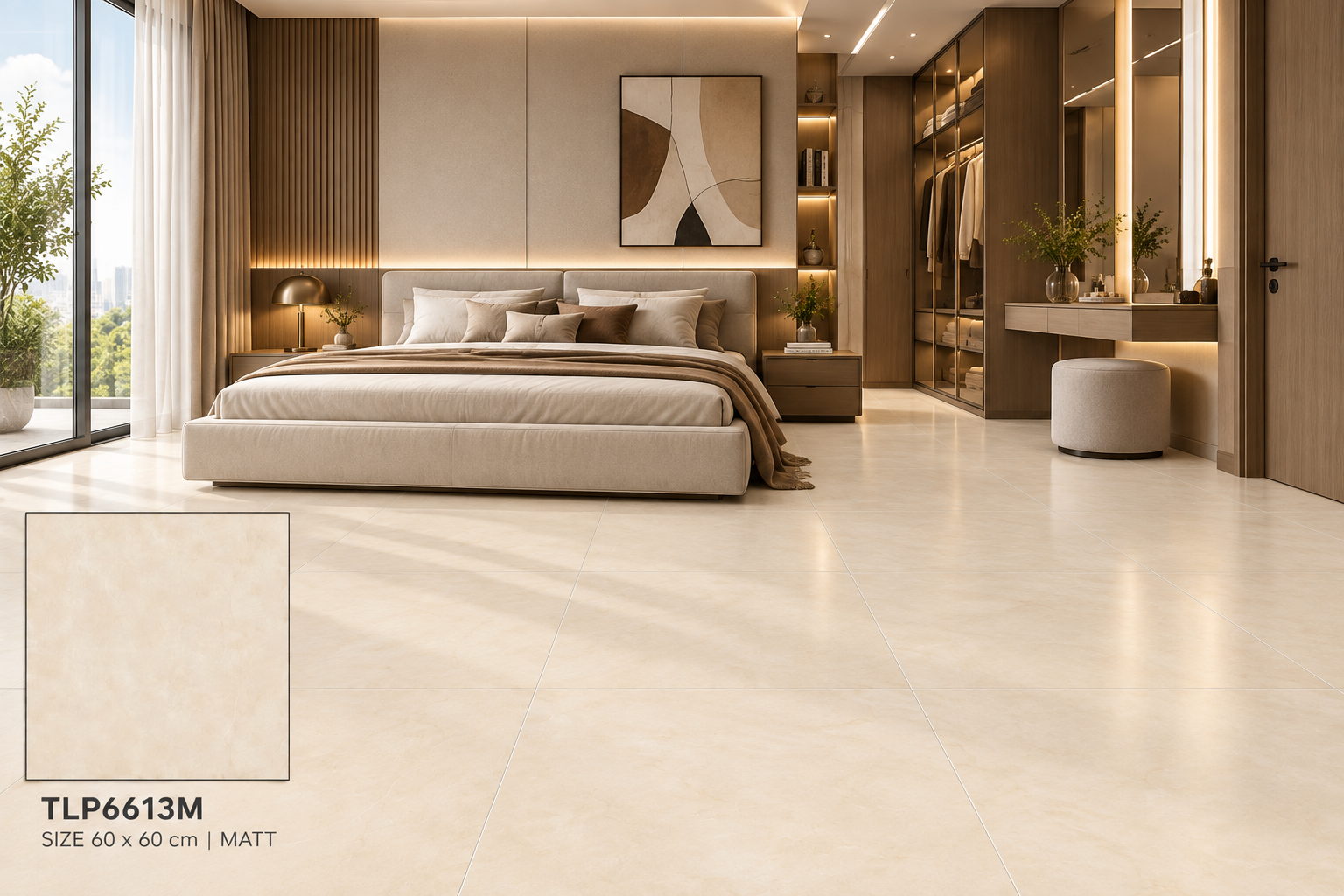 Gạch Lát Nền Đá 60X60 Matt Satin – TLP6613M - Ảnh 4