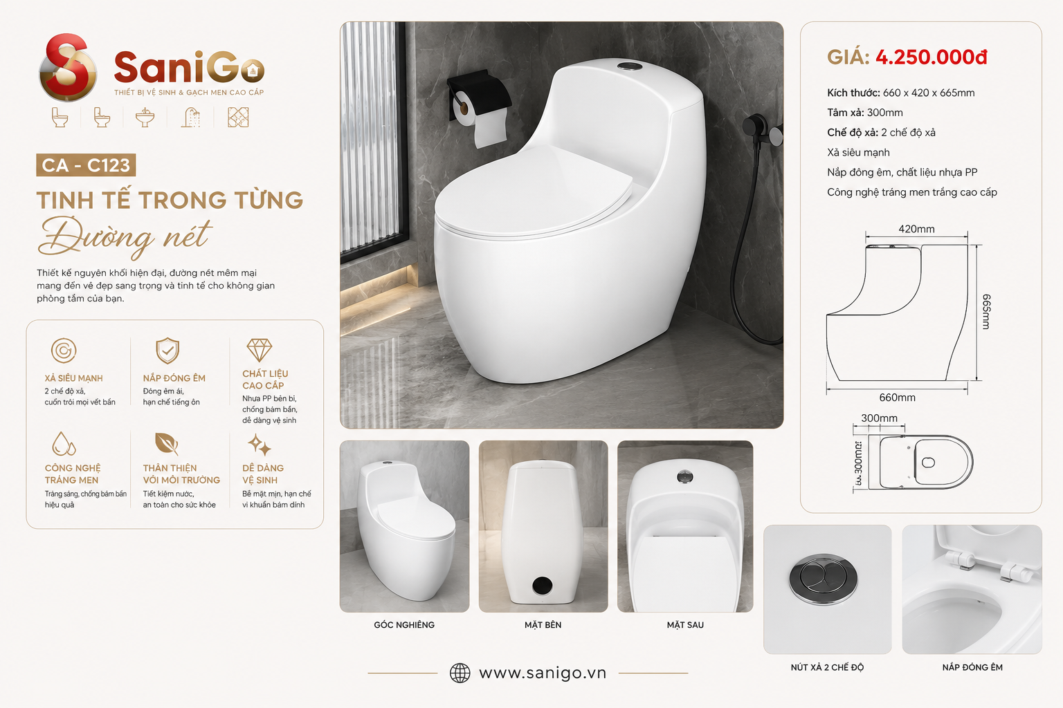Thiết bị vệ sinh SaniGo