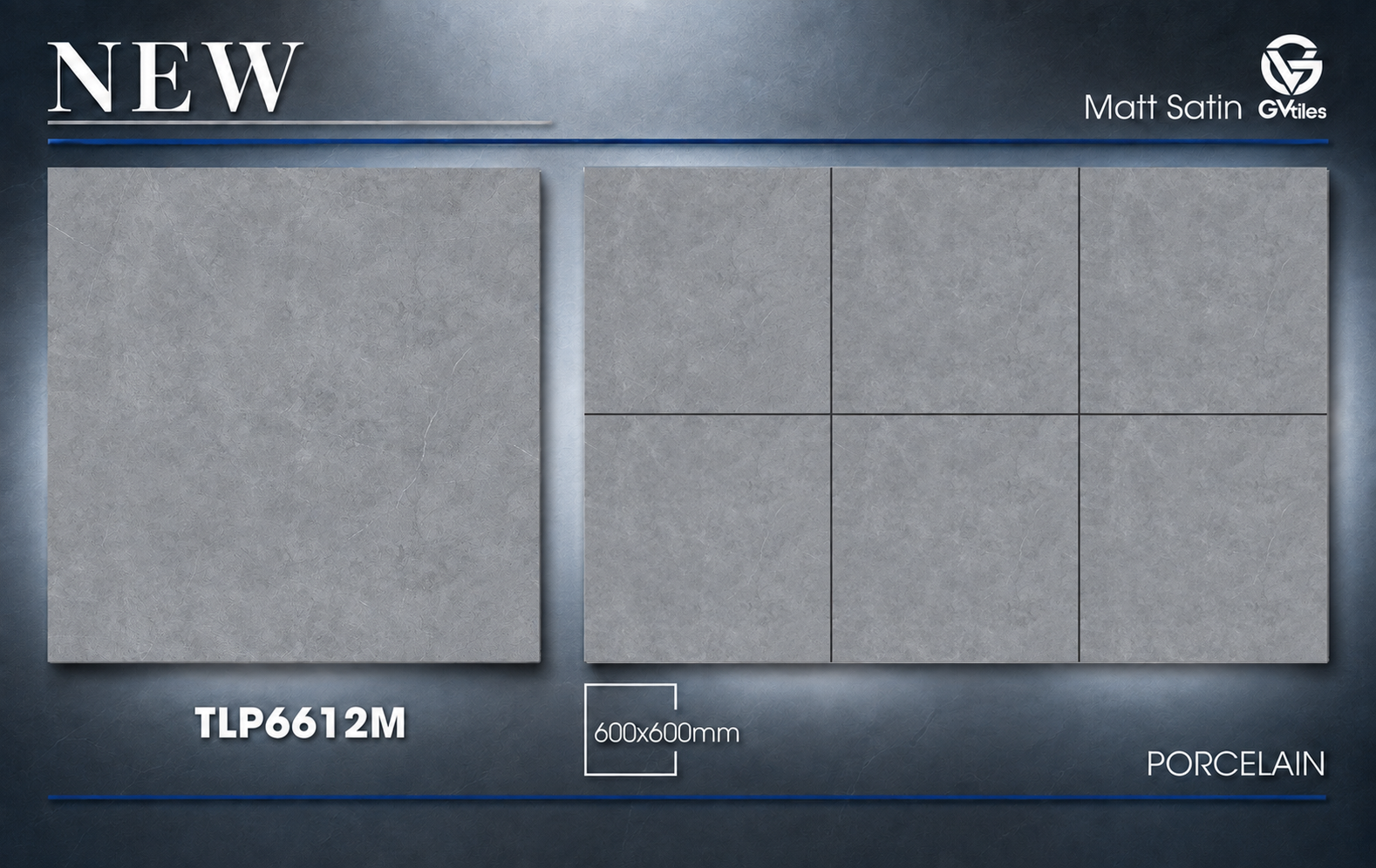 Gạch Lát Nền Đá 60X60 MATT SATIN – TLP6612M