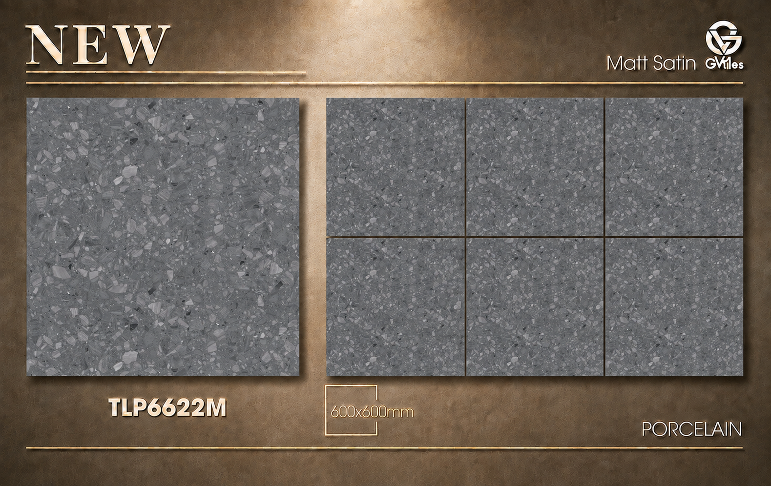 Gạch Lát Nền Đá 60X60 MATT SATIN – TLP6622M