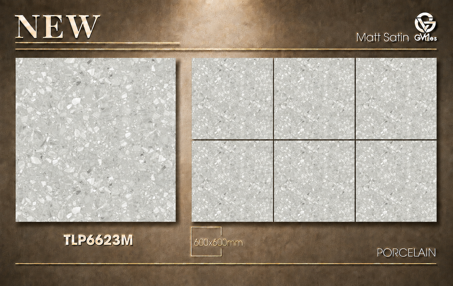 Gạch Lát Nền Đá 60X60 MATT SATIN – TLP6623M