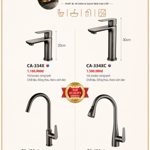 VÒI LAVABO CAO CẤP – THIẾT KẾ HIỆN ĐẠI, BỀN ĐẸP