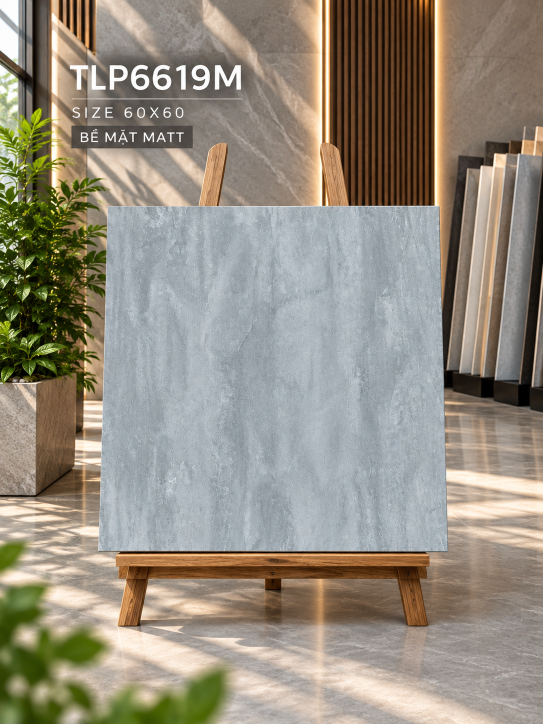 Gạch Lát Nền Đá 60X60 MATT SATIN – TLP6619M - Ảnh 2