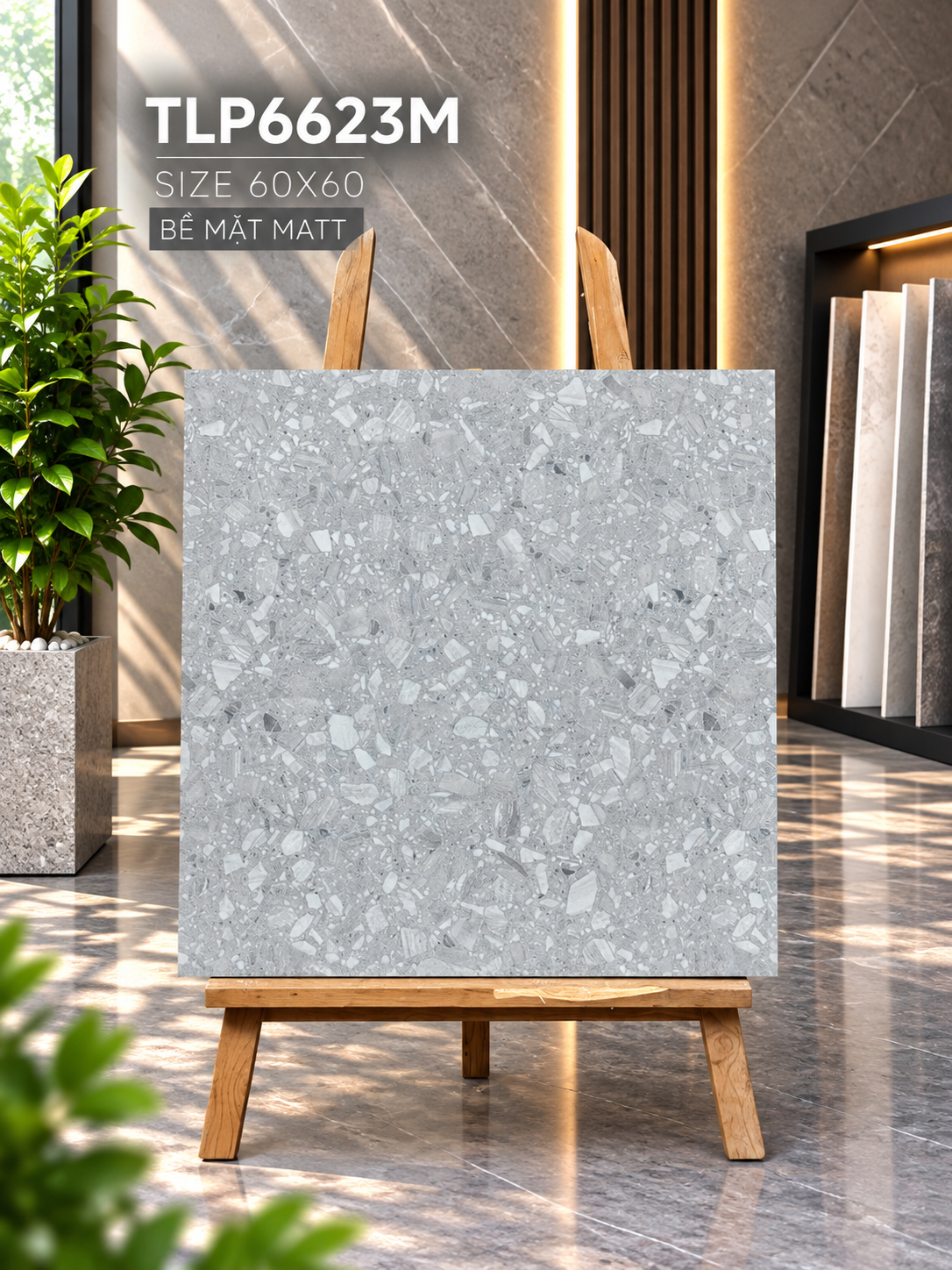 Gạch Lát Nền Đá 60X60 MATT SATIN – TLP6623M - Ảnh 2