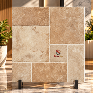 Gạch 60×60 Nhập Khẩu Trung Quốc Giả Đá Limestone-08