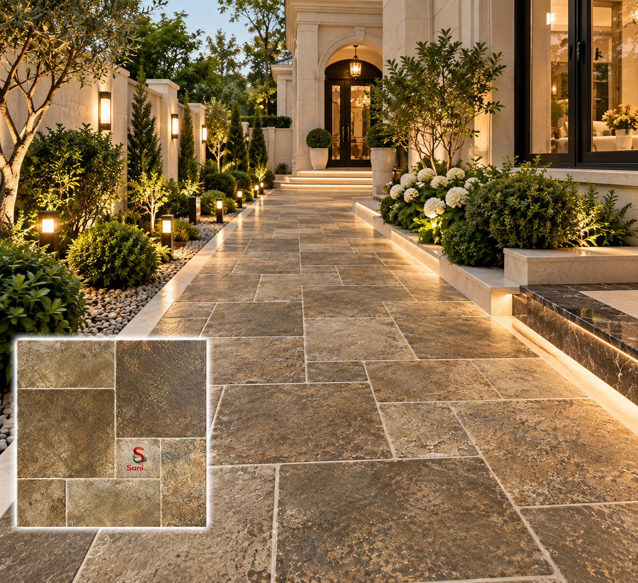 Gạch 60×60 Nhập Khẩu Trung Quốc Giả Đá Limestone 09 - Ảnh 6
