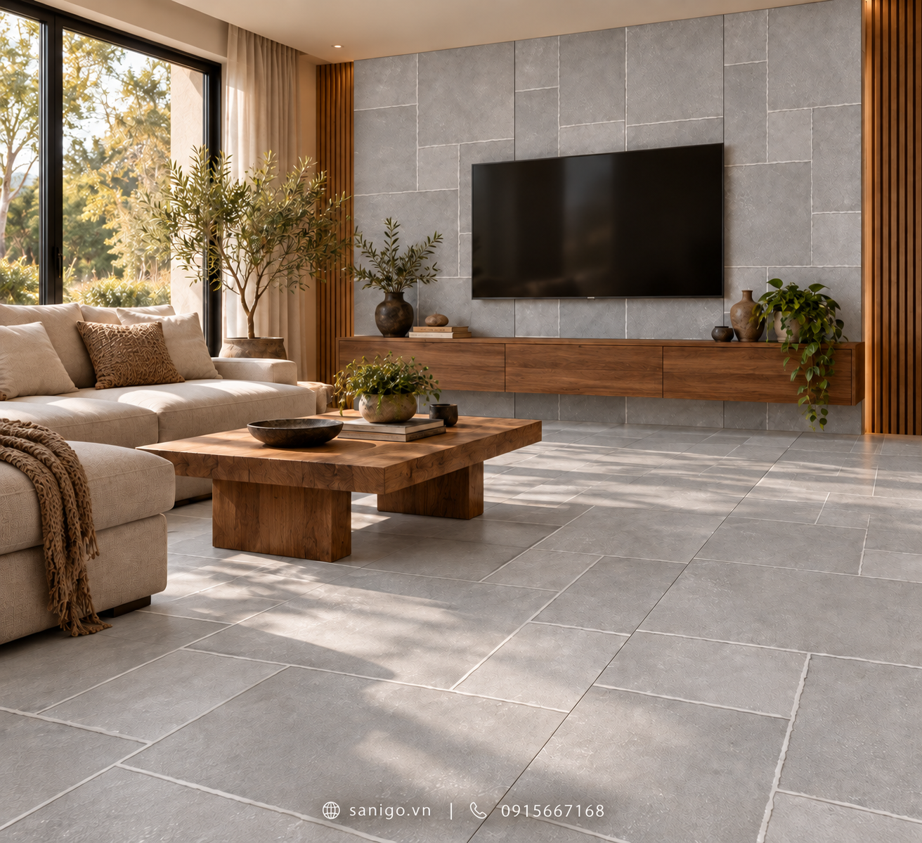Gạch 60×120 Matt Stone Look & Olive Stone – Nhập Khẩu Cao Cấp - Ảnh 5
