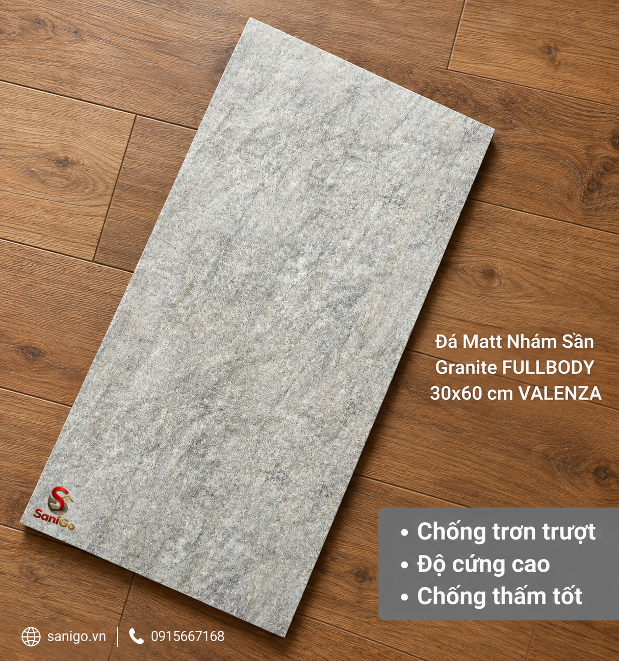 GẠCH GRANITE 30×60 VN-01 KHUÔN SẦN VÂN ĐÁ - Ảnh 2
