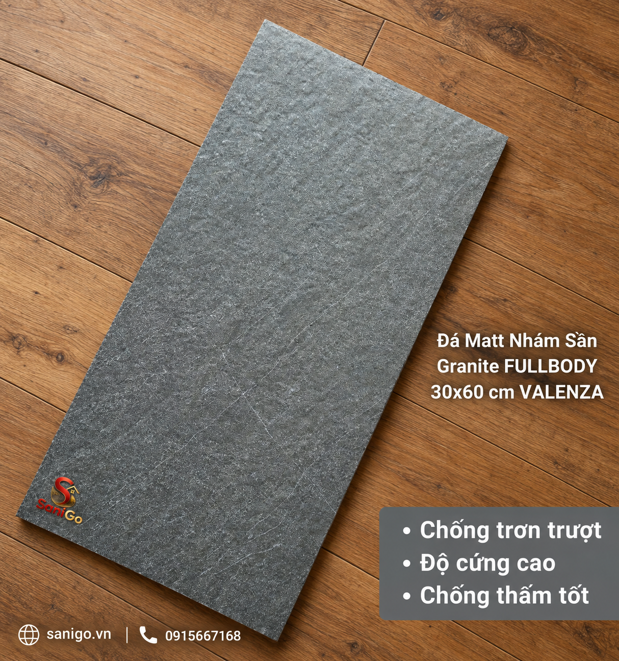 GẠCH GRANITE 30×60 VN-01 KHUÔN SẦN VÂN ĐÁ - Ảnh 3