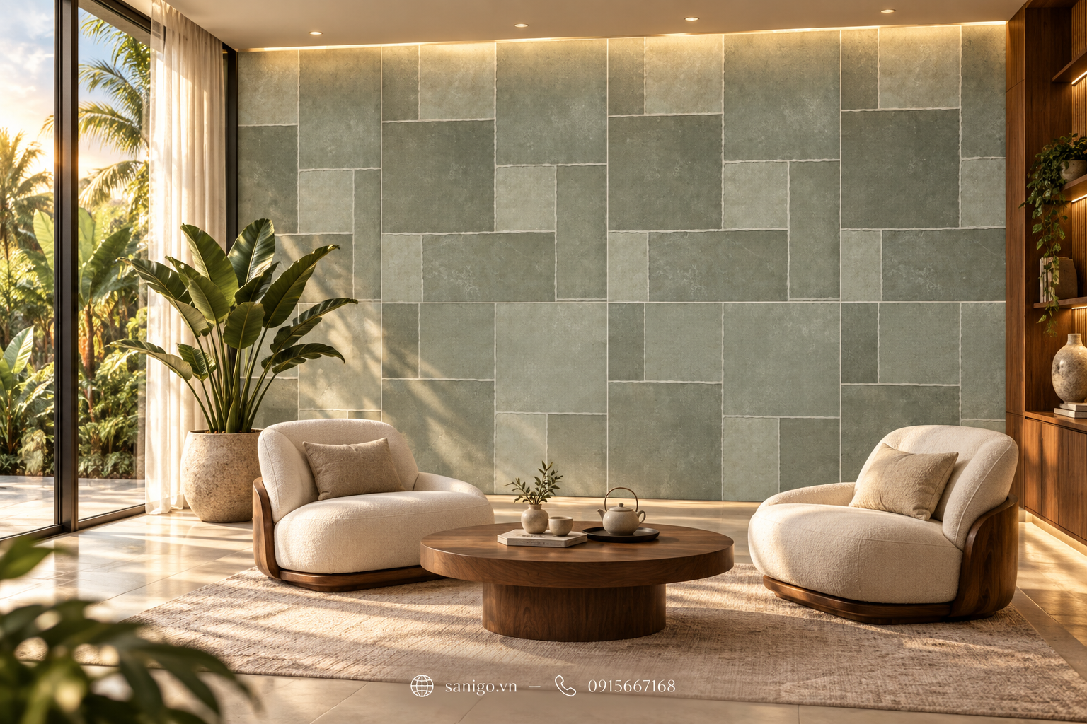 Gạch 60×120 Matt Stone Look & Olive Stone – Nhập Khẩu Cao Cấp - Ảnh 2