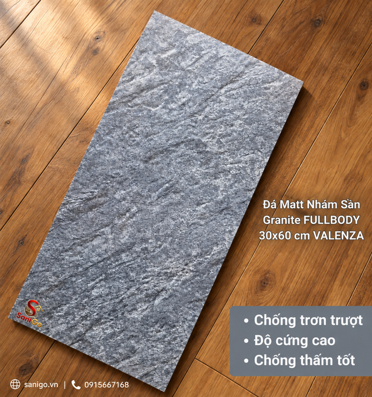GẠCH GRANITE 30×60 VN-01 KHUÔN SẦN VÂN ĐÁ - Ảnh 4