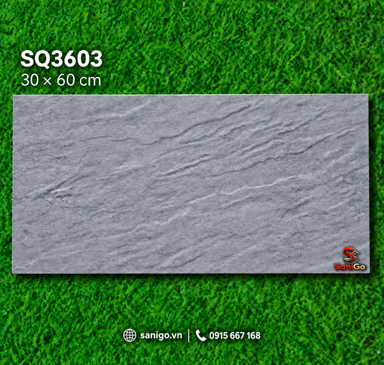 GẠCH GRANITE 30×60 VN-01 KHUÔN SẦN VÂN ĐÁ - Ảnh 9